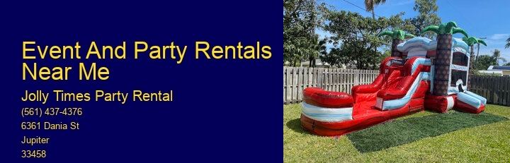 Inflatable Party Slides Rent