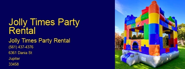 Birthday Party Inflatable Rentals Near Me