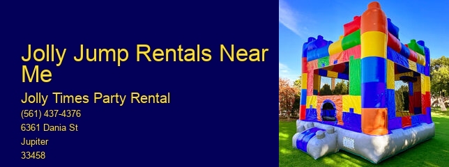 Jolly Jump Rentals Near Me